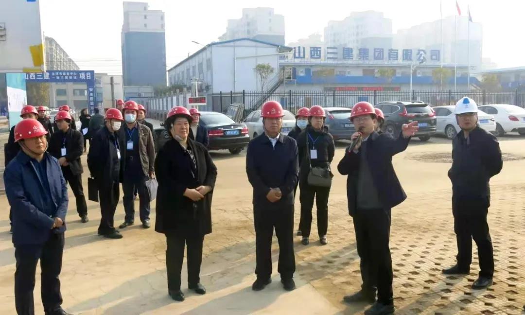 山西建投三建集团永济市体育中心一场三馆龙8项目通过运城市精神文明创建综合测评