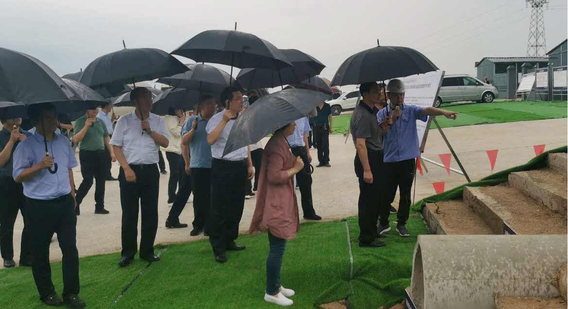 忻州市委书记一行到山西建投四建集团投资龙8的代县生态文化旅游园区基础设施PPP项目调研